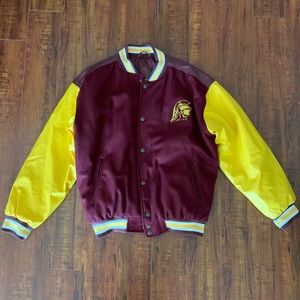 Vintage men’s M football USC varsity jacket bomber